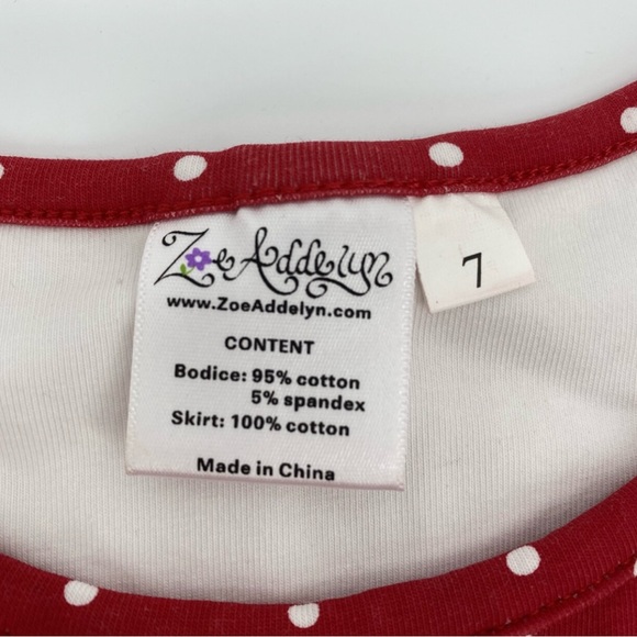 Boutique style Christmas Dress size 7 - Picture 5 of 6